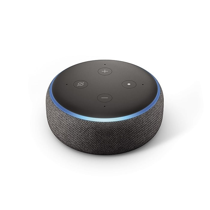 Amazon Echo Dot 3rd Generation w/ Alexa Smart Assistant - Charcoal Black (Certified Refurbished)
