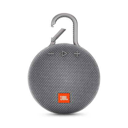 JBL Clip 3 Waterproof Wireless Portable Bluetooth Speaker - Gray (Certified Refurbished)
