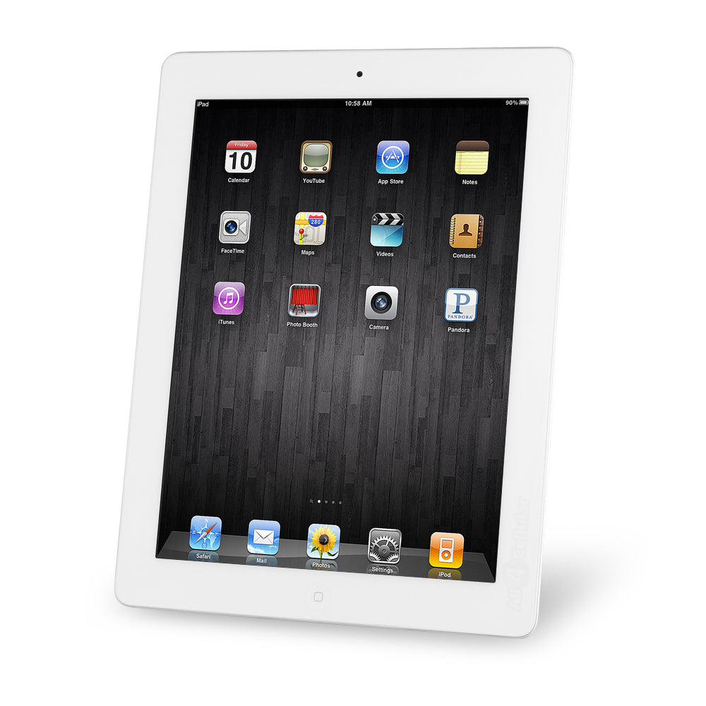 Apple iPad 4th Gen,  128GB, WIFI + Unlocked All Carriers - White (Refurbished)