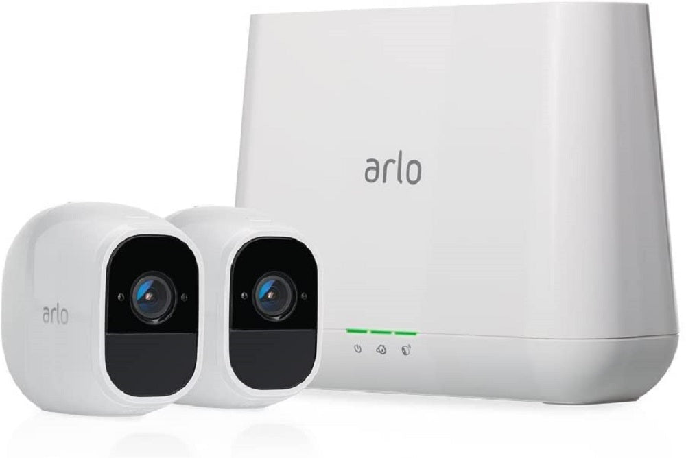 Arlo Pro 2 Wire-Free 1080p HD Security Cameras - 2-Pack - White (Certified Refurbished)