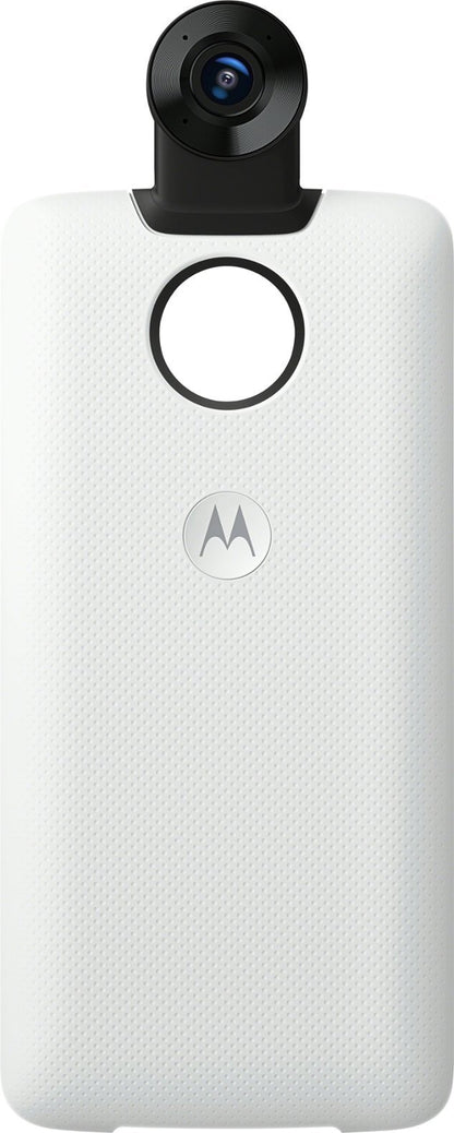 Motorola Moto Mods 360 Camera with 4K Video for Moto Z Phones - White (Certified Refurbished)