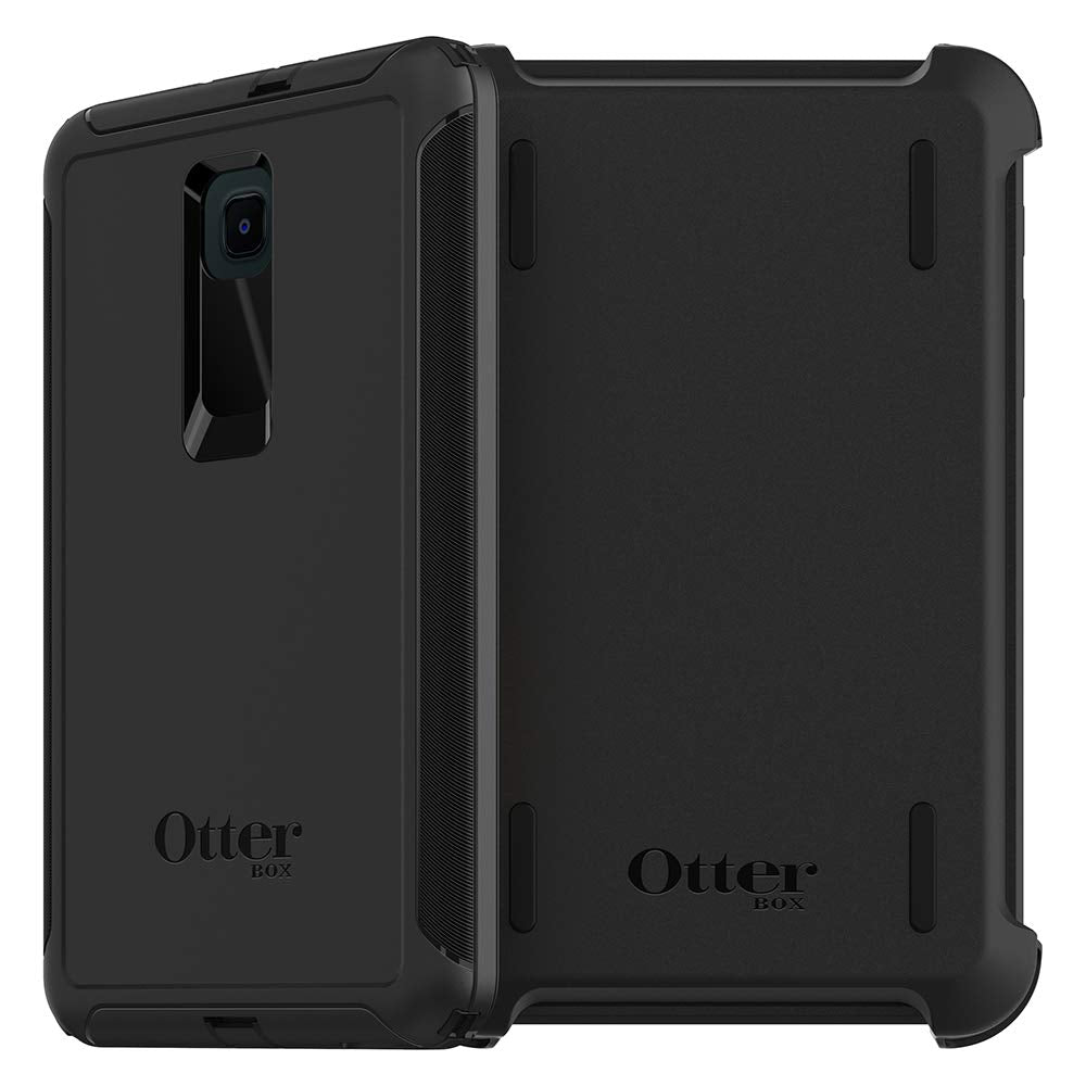 OtterBox DEFENDER SERIES Case &amp; Stand for Samsung Galaxy Tab A 8.0 2018 - Black (New)