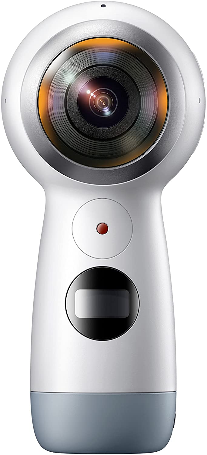 Samsung Gear 360 (2017) Spherical Camera w/ Accessories - White (Certified Refurbished)
