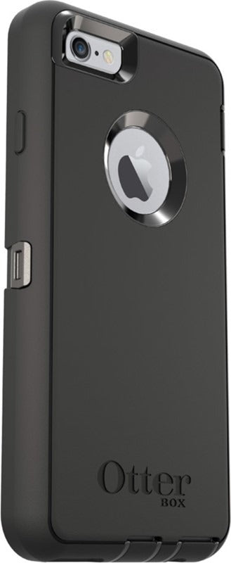 OtterBox DEFENDER SERIES Case &amp; Holster for Apple iPhone 6 Plus/6S Plus - Black (Certified Refurbished)