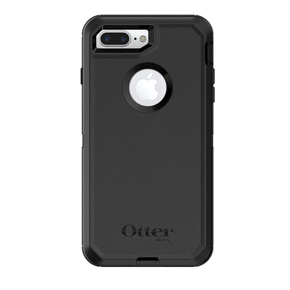 OtterBox DEFENDER SERIES Case &amp; Holster for Apple iPhone 7 Plus/8 Plus - Black (Certified Refurbished)
