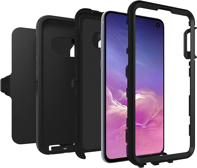 OtterBox DEFENDER SERIES Case for Samsung Galaxy S10e - Black (77-61537) (Certified Refurbished)