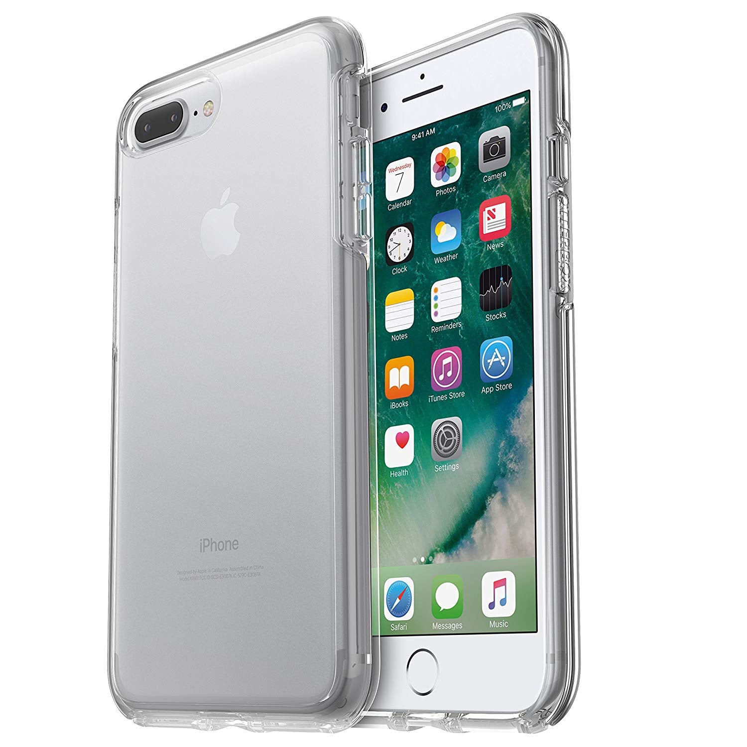 OtterBox SYMMETRY SERIES Case for iPhone 7 Plus / iPhone 8 Plus - Clear (Certified Refurbished)