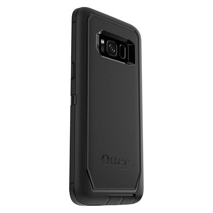 OtterBox DEFENDER SERIES Case &amp; Holster for Samsung Galaxy S8 - Black (Certified Refurbished)