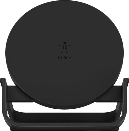 Belkin Boost Up Qi-Certified Wireless Charging Stand for iPhone/Android - Black (Certified Refurbished)