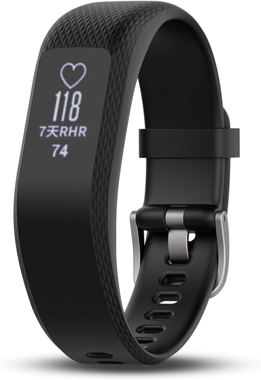 Garmin Vivosmart 3 Fitness Tracker and Heart Rate Monitoring - S/M - Black (Certified Refurbished)