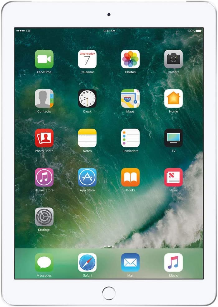 Apple iPad 5 (2017)(9.7) - 128GB, Unlocked All Carriers - Silver (Pre-Owned)