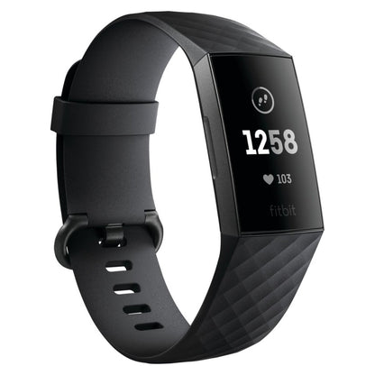 Fitbit Charge 3 Fitness Tracker - Black (Pre-Owned)