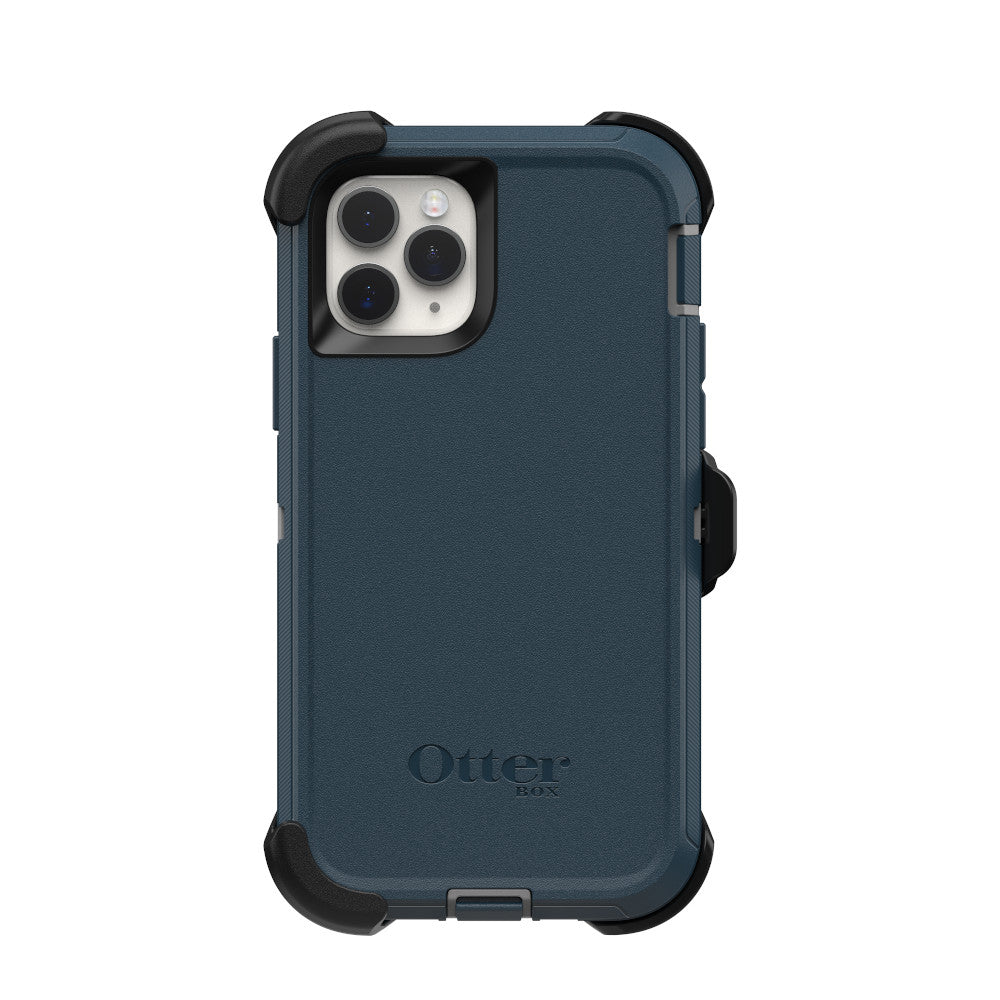OtterBox DEFENDER SERIES Case and Holster for Apple iPhone 11 Pro - Blue (Certified Refurbished)