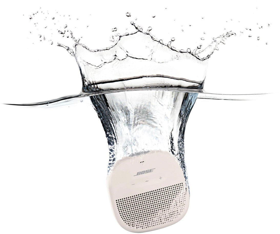 Bose SoundLink Micro Portable Waterproof Bluetooth Speaker - White Smoke (Certified Refurbished)