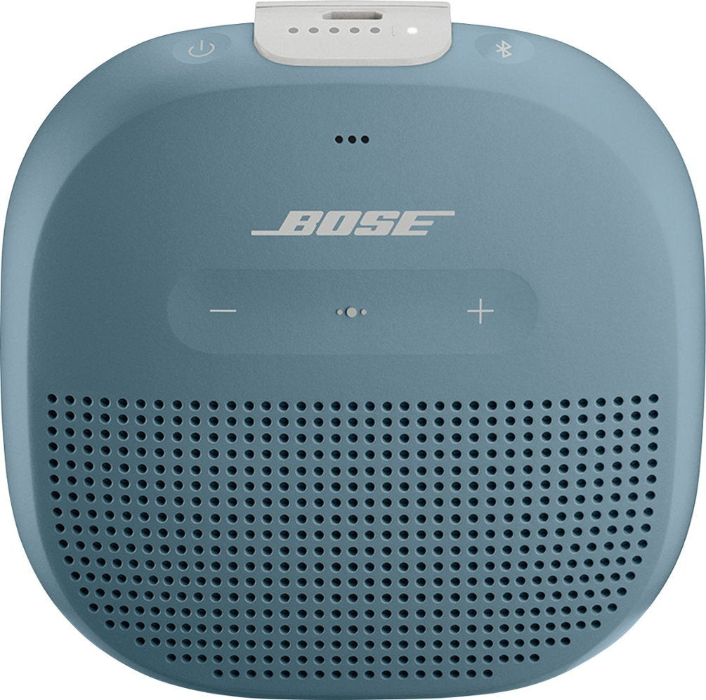 Bose SoundLink Micro Bluetooth Waterproof Speaker with Microphone - Stone Blue (Certified Refurbished)