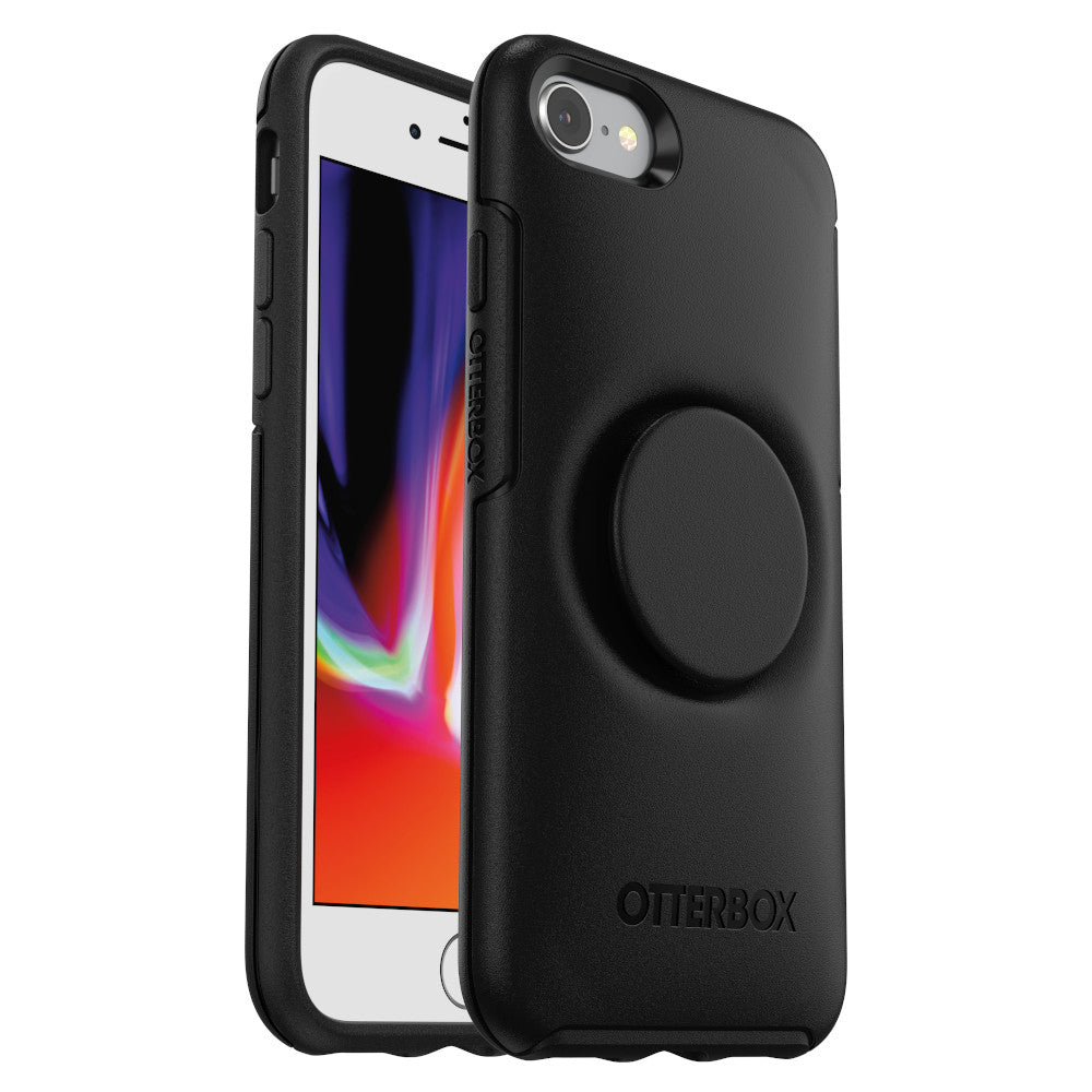 OtterBox Otter+Pop SYMMETRY SERIES Case for Apple iPhone 7/8 - Black (New)