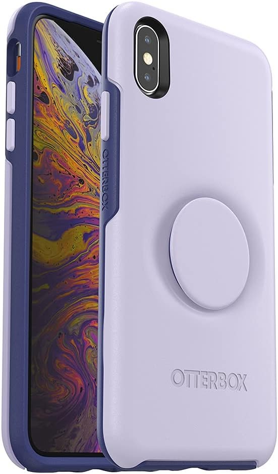 OtterBox Otter+Pop SYMMETRY SERIES Case for Apple iPhone XS Max - Purple (Certified Refurbished)