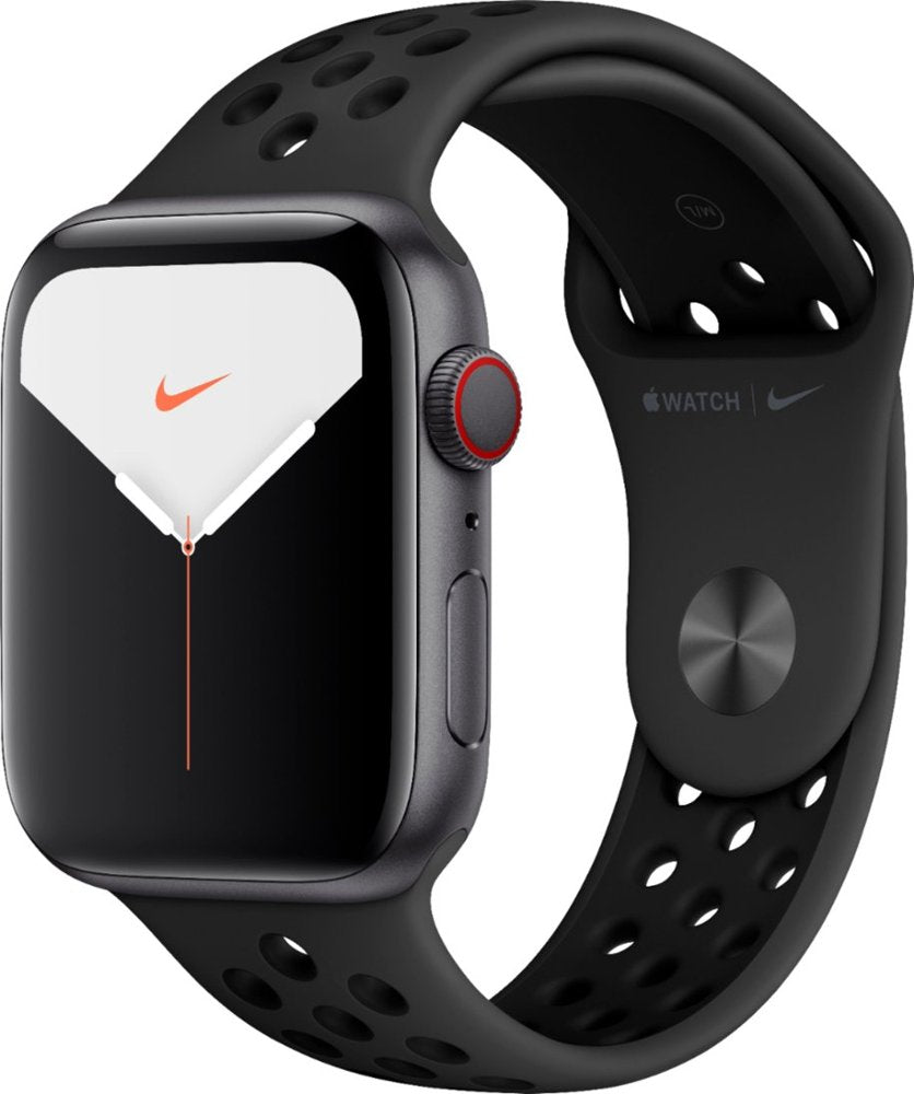 Apple Watch Nike Series 5 GPS+LTE 44MM Space Gray Case &amp; Anthracite / Black Band (Certified Refurbished)