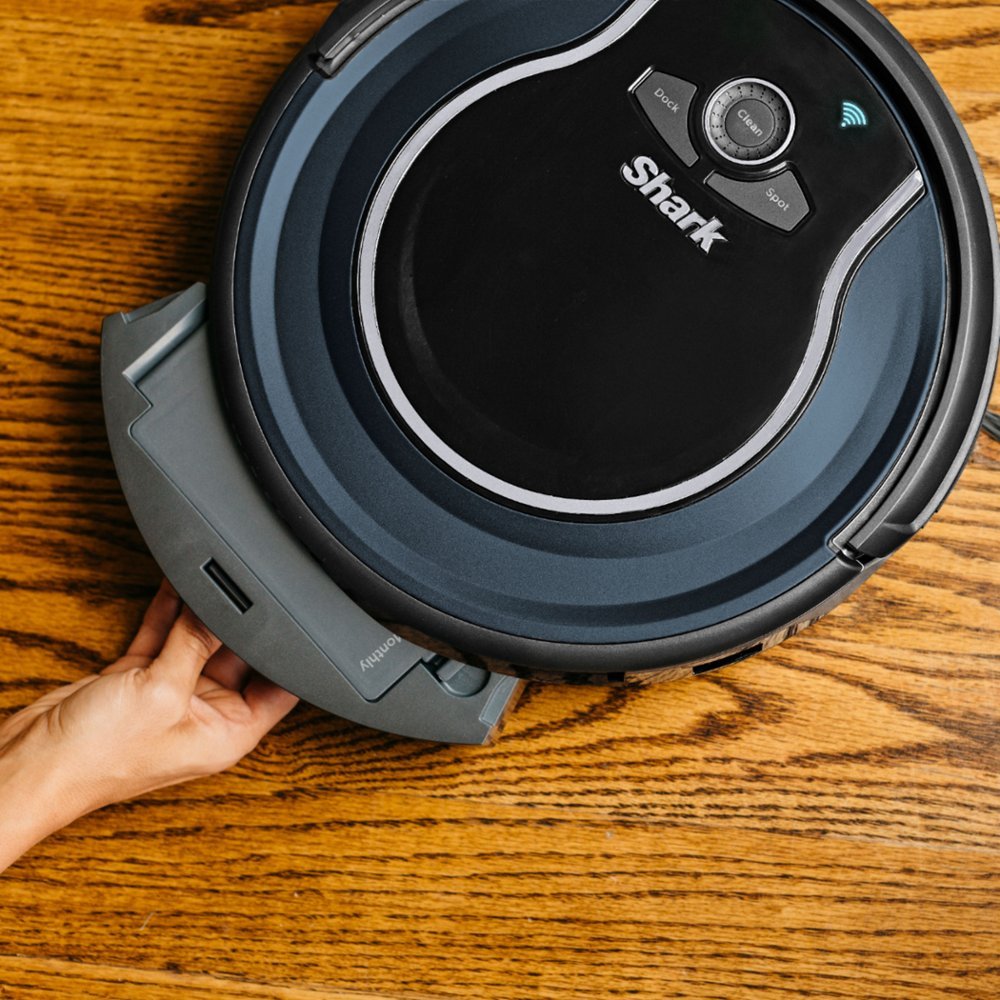 Shark ION ROBOT App-Controlled Robot Vacuum, RV761 - Black / Navy Blue (Certified Refurbished)