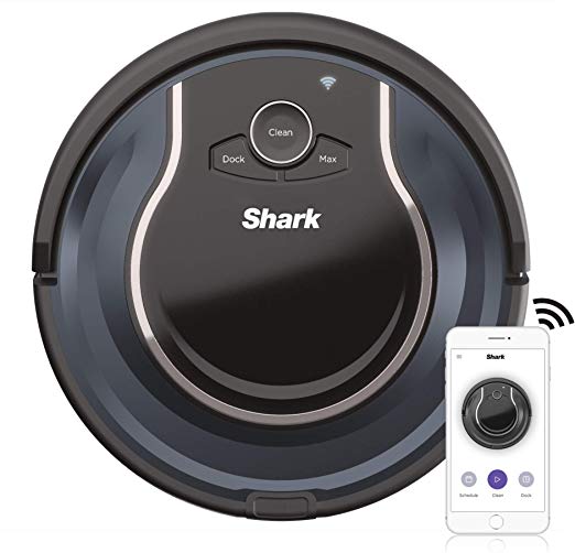 Shark ION ROBOT App-Controlled Robot Vacuum, RV761 - Black / Navy Blue (Certified Refurbished)