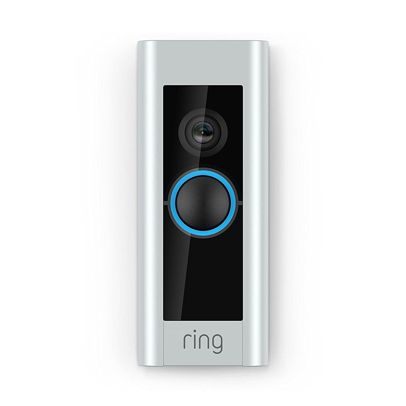 Ring Video Doorbell Pro with Built-in Alexa - Satin Nickel (Certified Refurbished)