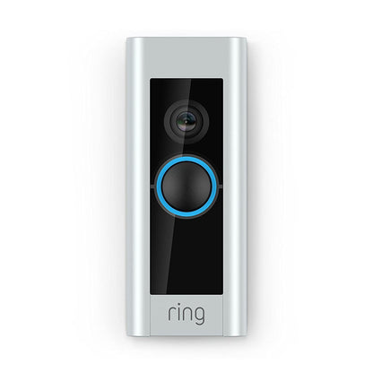 Ring Video Doorbell Pro with Built-in Alexa - Satin Nickel (Certified Refurbished)