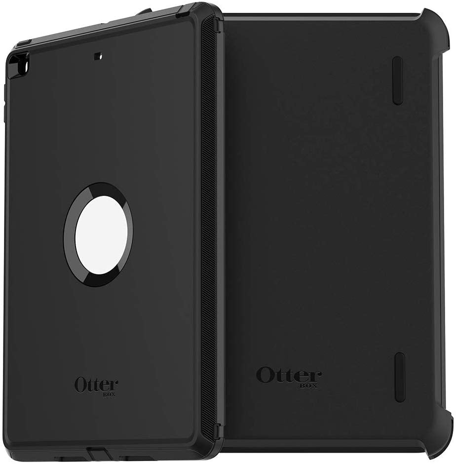 OtterBox DEFENDER SERIES Case &amp; Stand for iPad 8th Gen / iPad 7th Gen - Black (Certified Refurbished)