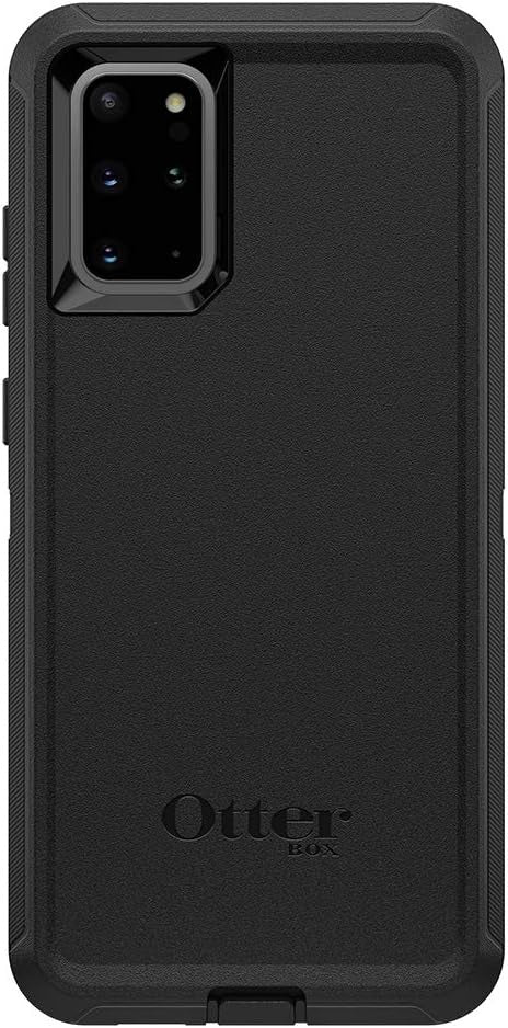 OtterBox DEFENDER SERIES Case &amp; Holster for Samsung Galaxy S20+/S20+5G - Black (Certified Refurbished)