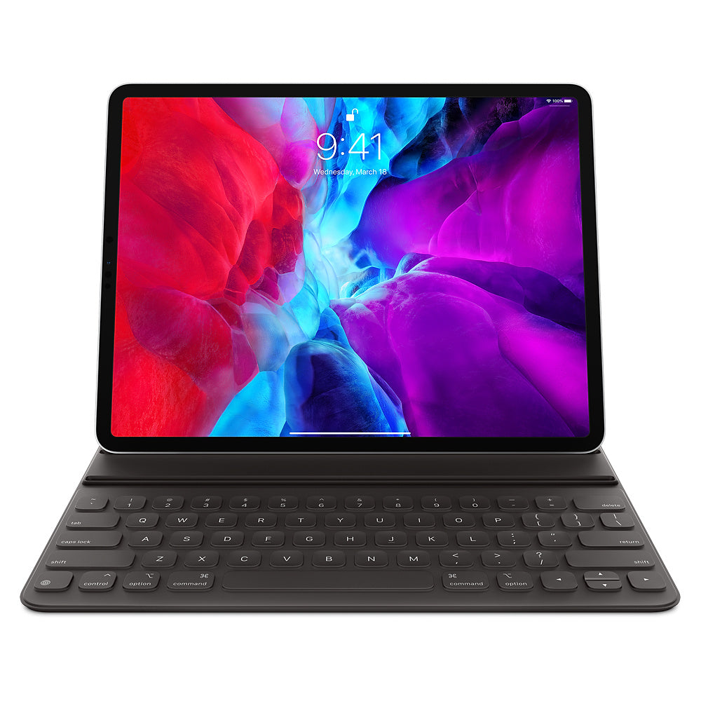 Apple Smart Keyboard Folio for iPad Pro 12.9-inch 4th Gen 2020 Version MXNL2LL/A - Black (Certified Refurbished)