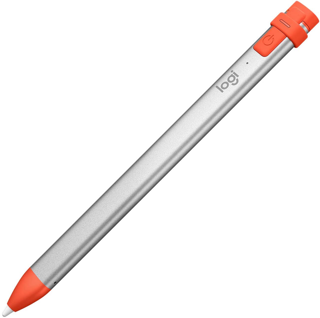 Logitech Crayon Digital Pencil for All Apple iPad Pros (2018+) - Orange (Renewed)