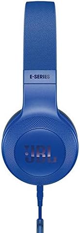 JBL E35 On-Ear Wired Headphones With Mic - Blue (Certified Refurbished)