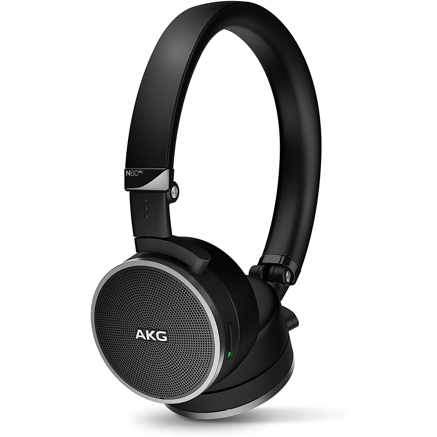 AKG N60NC Wireless On-Ear Noise Canceling Headphones - Black (Certified Refurbished)