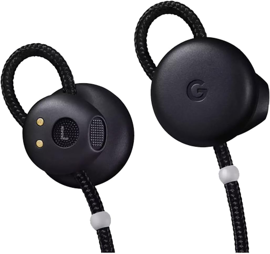 Google Pixel Buds True Wireless Bluetooth In-Ear Headphones 1st Gen - Black (Renewed)