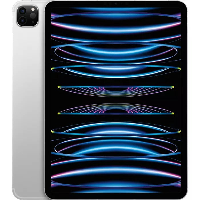 Apple iPad Pro 4th Gen 128GB Wifi + Cellular (Unlocked) - Silver (Renewed)