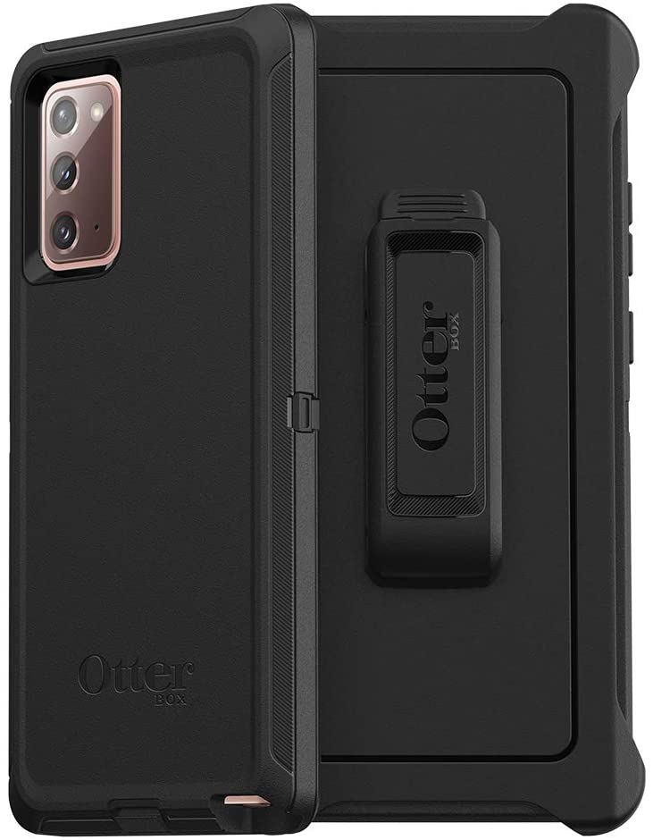 OtterBox DEFENDER SERIES Case & Holster for Samsung Galaxy Note 20 5G - Black (Certified Refurbished)