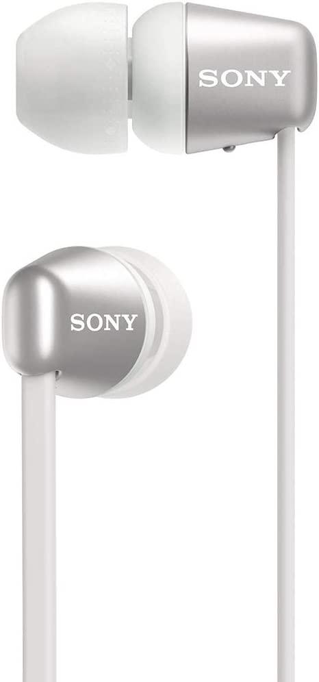 Sony WI-C310 Wireless in-Ear Bluetooth Headphones with Mic - White (Certified Refurbished)