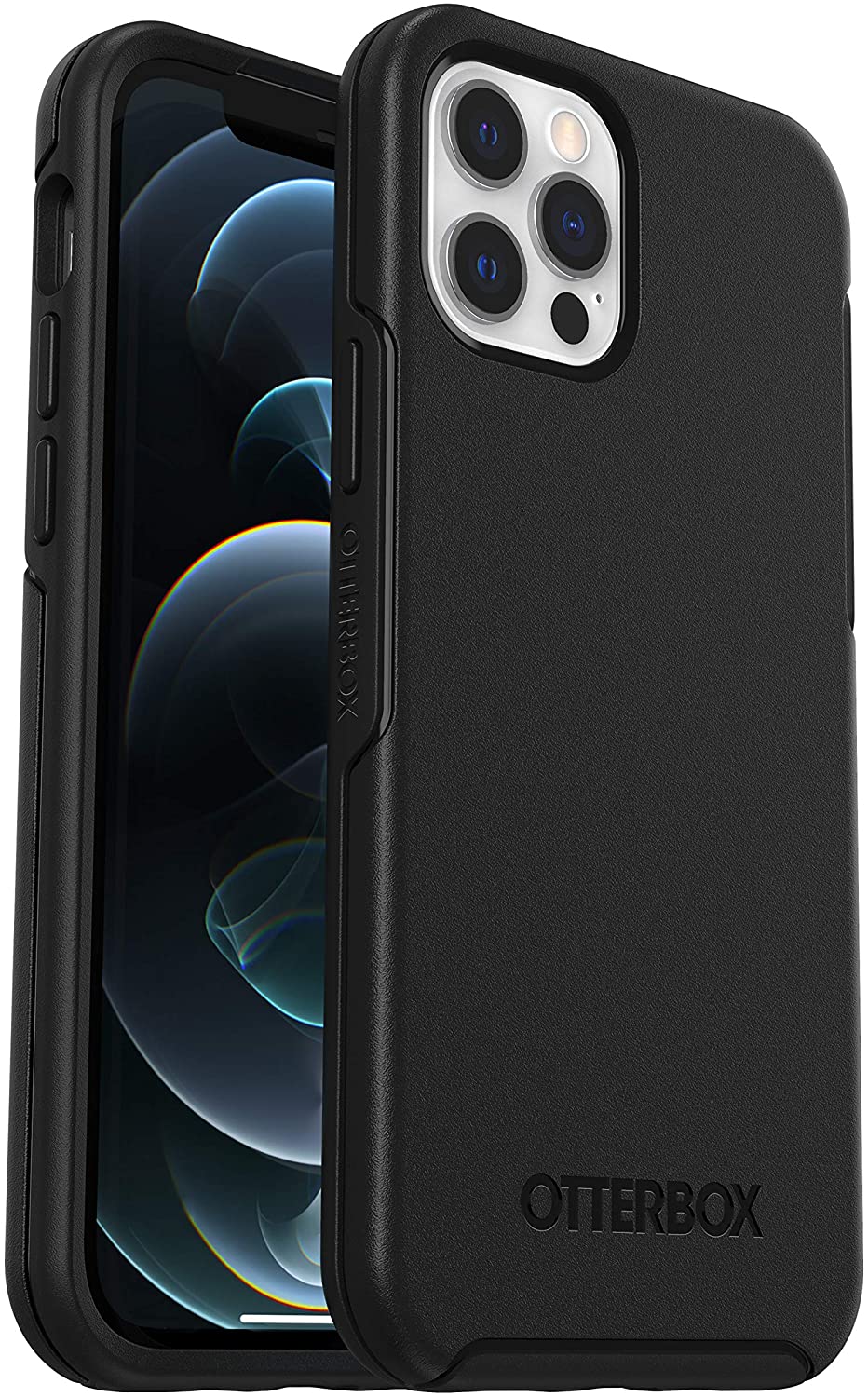 OtterBox SYMMETRY SERIES Case for Apple iPhone 12/12 Pro - Black (Certified Refurbished)