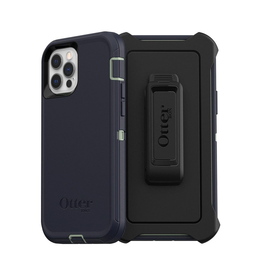 OtterBox DEFENDER SERIES case for iPhone 12 Pro - Varsity Blues (77-65402) - Refurbished
