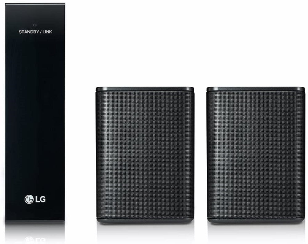 LG SPK8-S Powered Wireless Rear Channel Speakers (Pair) - Black (Refurbished)