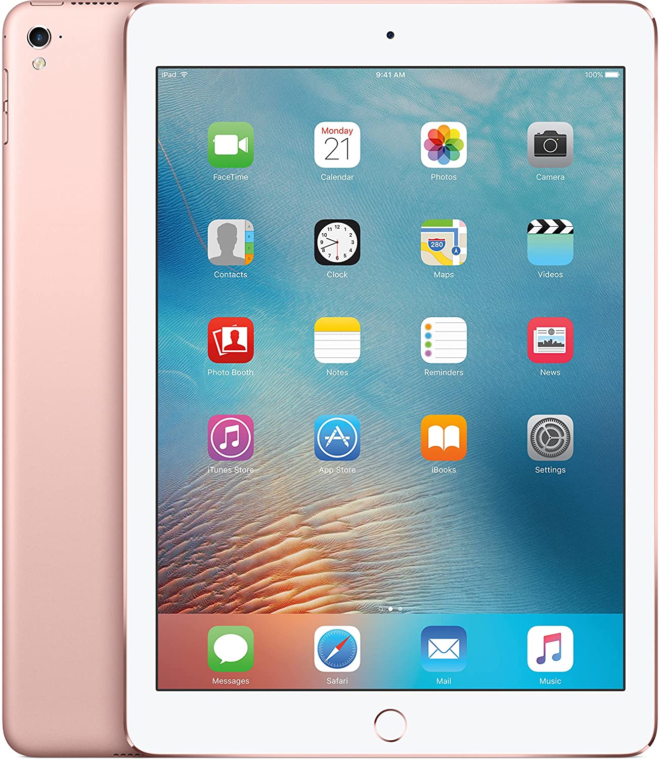 Apple iPad Pro 1st Gen, 32GB, 9.7-inch, WIFI + Unlocked All Carriers - Rose Gold (Refurbished)