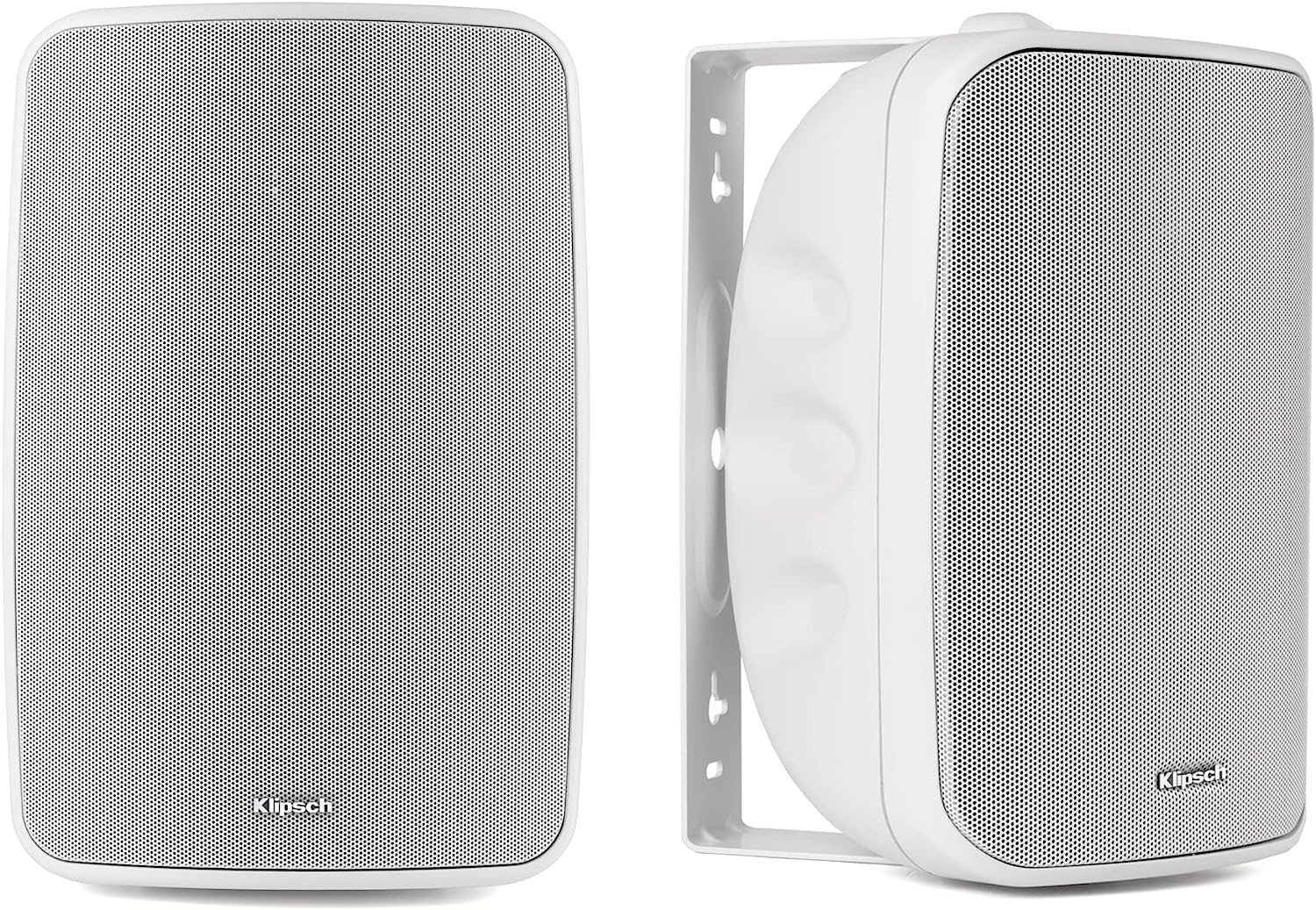 Klipsch KIO-650 Indoor and Outdoor All-Weather Pair Speakers - Pair - White (Certified Refurbished)