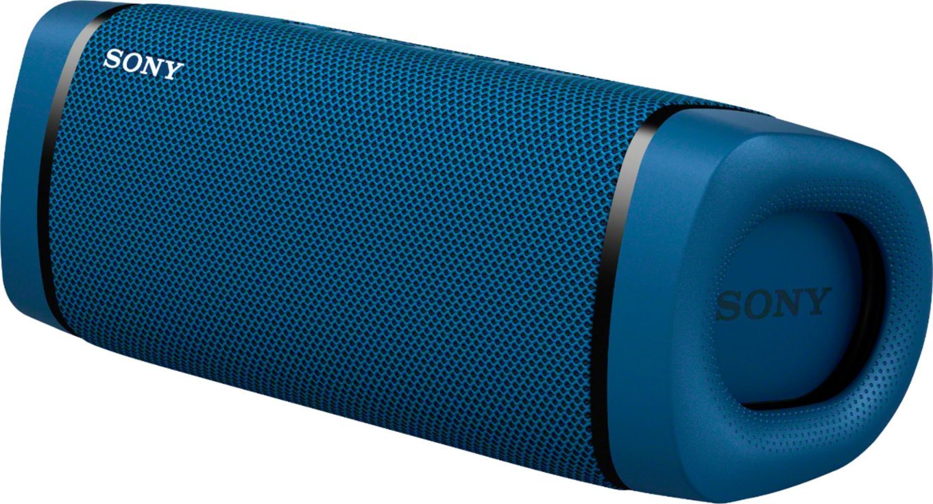 Sony SRS-XB33 Extra Bass Waterproof Wireless Portable Bluetooth Speaker - Blue (Certified Refurbished)