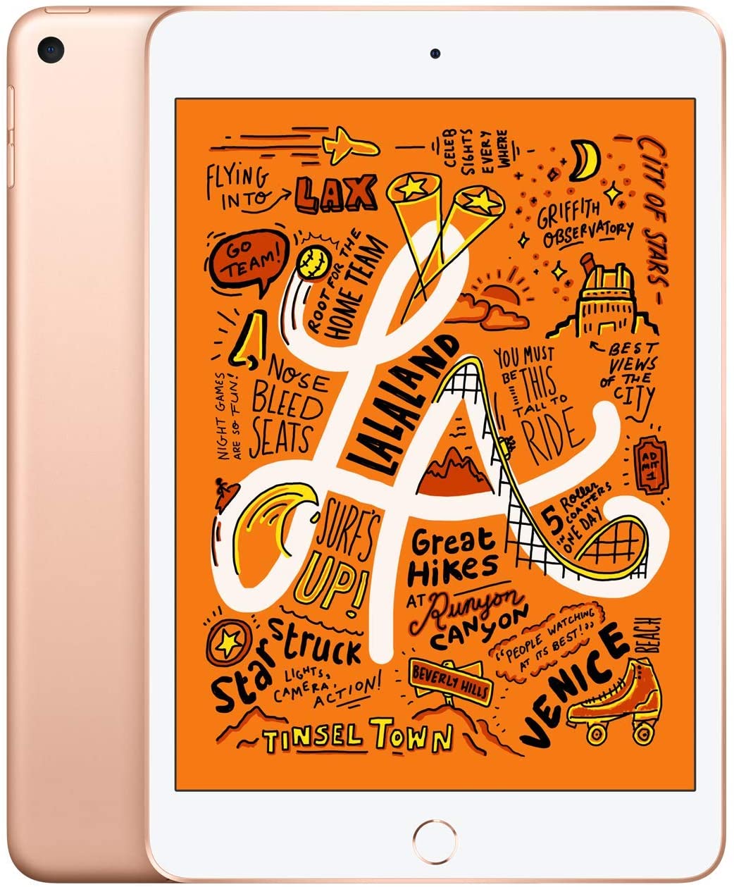 Apple iPad Mini 5th Generation, 64GB, WiFi Only - Gold (Certified Refurbished)