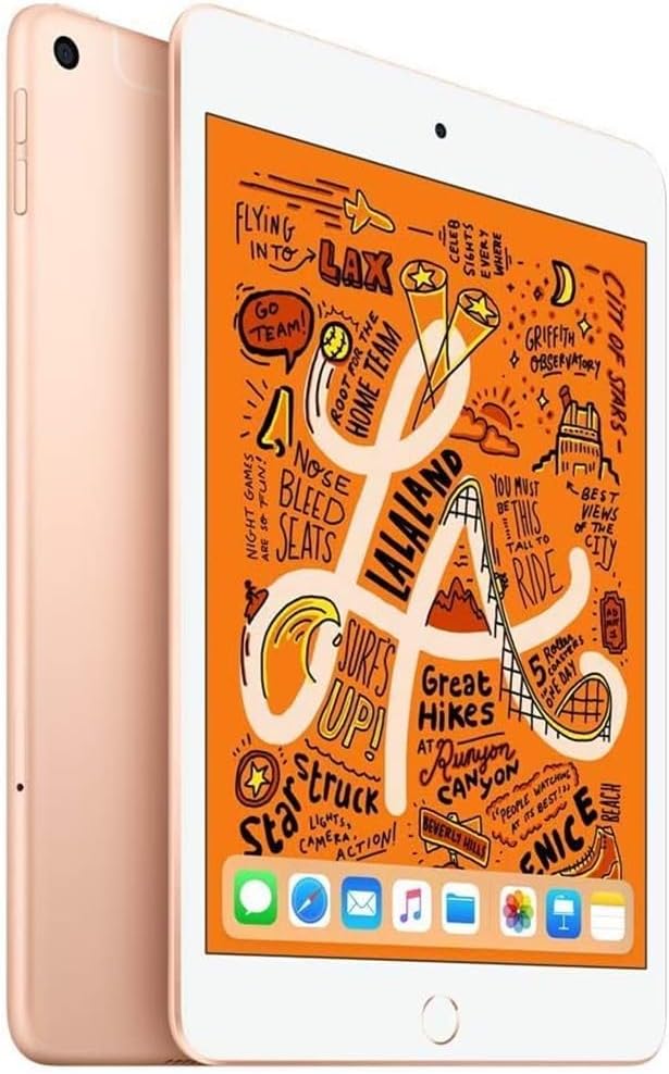 Apple iPad Mini 5th Generation, 256GB, WIFI + Unlocked All Carriers - Gold (Certified Refurbished)