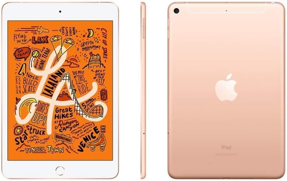 Apple iPad Mini 5th Generation, 256GB, WIFI + Unlocked All Carriers - Gold (Certified Refurbished)