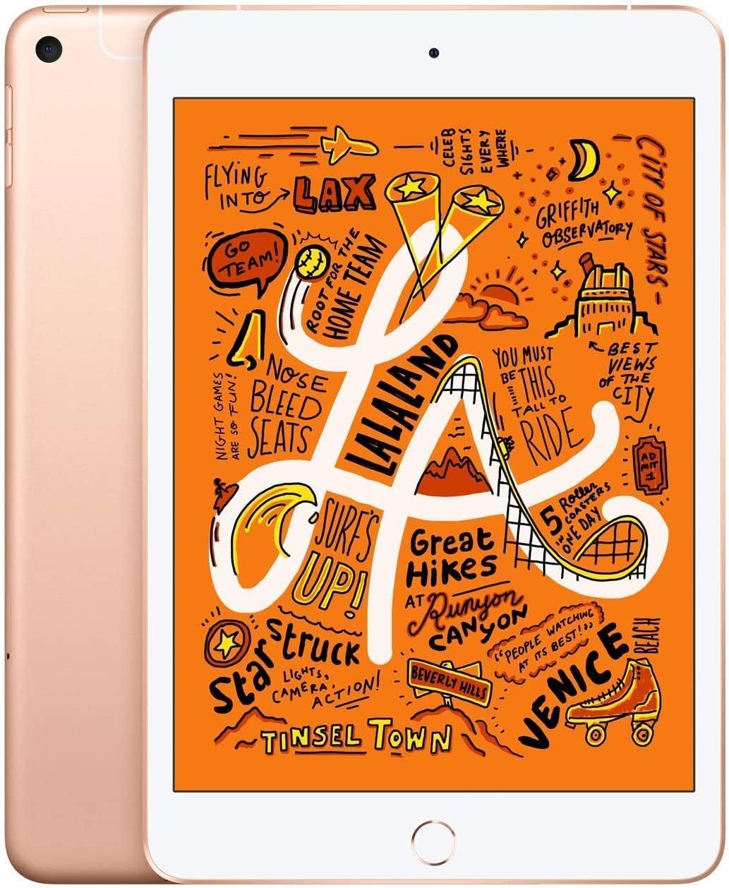 Apple iPad Mini (5th Gen) 64GB (Wifi + LTE)(Unlocked) - Rose Gold (Refurbished)