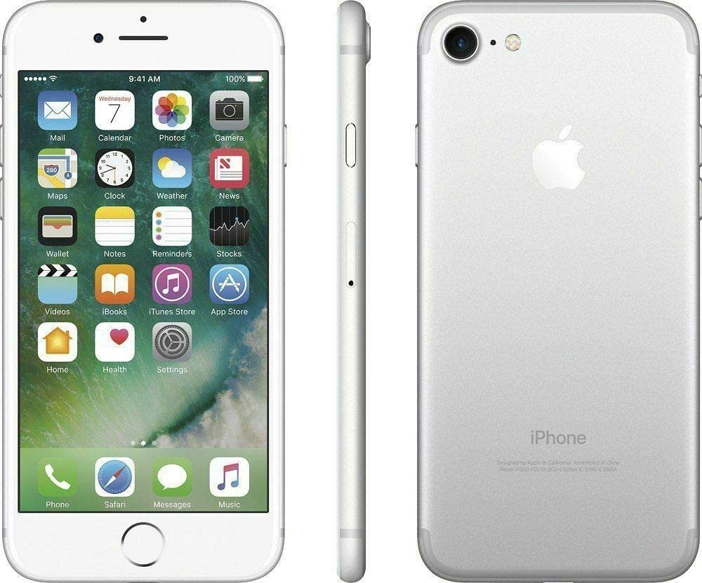 Apple iPhone 7 Smartphone, 32GB, Unlocked All Carriers - MNAD2LL/A - Silver (Pre-Owned)