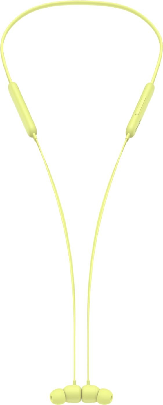 Beats Flex Wireless Portable Bluetooth Earbuds Built-in Microphone - Yuzu Yellow (Certified Refurbished)