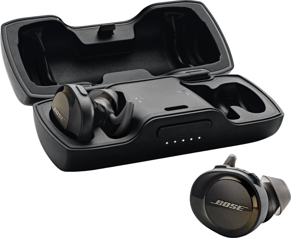 Bose SoundSport Free True Wireless Sweatproof Bluetooth Earbuds - Black (Certified Refurbished)