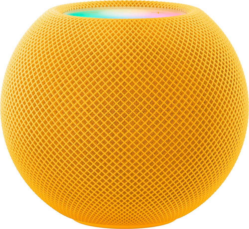 Apple HomePod Mini Smart Speaker with WiFi &amp; Bluetooth - MJ2E3LL/A - Yellow (Certified Refurbished)